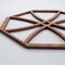 Ekena Millwork Small Haswell Decorative Fretwork Wood Wall Panels, Walnut, 11 3/8"W x 11 3/8"H x 3/8"T WALW12X12X0375HWLWA - alternate 3